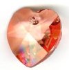 1 14mm Preciosa Sweet Orange Heart